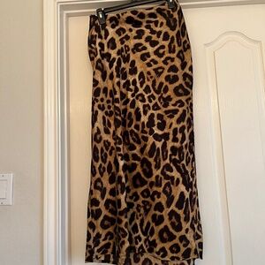 Leopard Pink Lily skirt NWOT